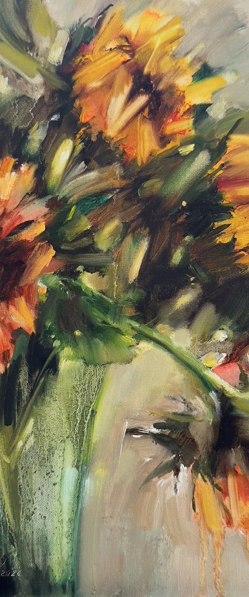 Sunflowers by Olha Laptieva