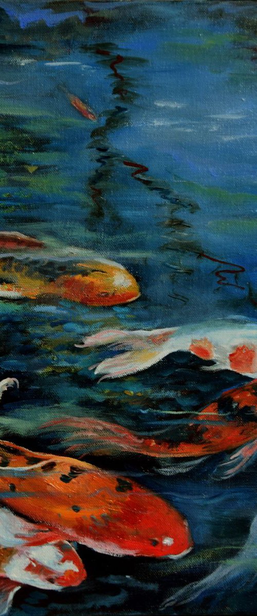 Koi Fish by Katia Boitsova
