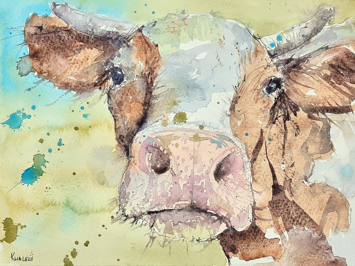 Cow by Tetiana Khalazii