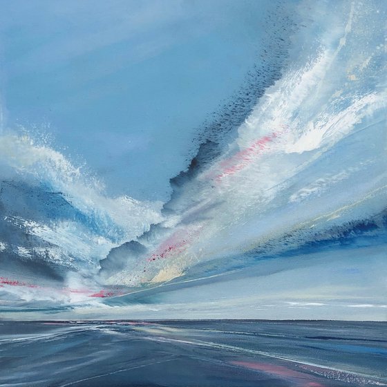 Crossing Clouds medium seascape painting