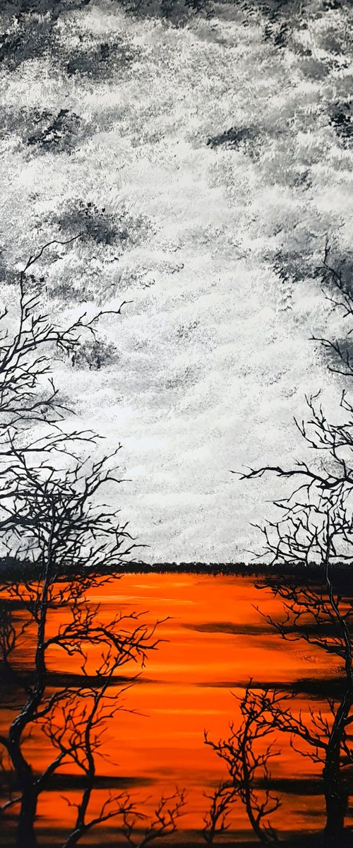 Sun in the lake 7 by Daniel Urbaník