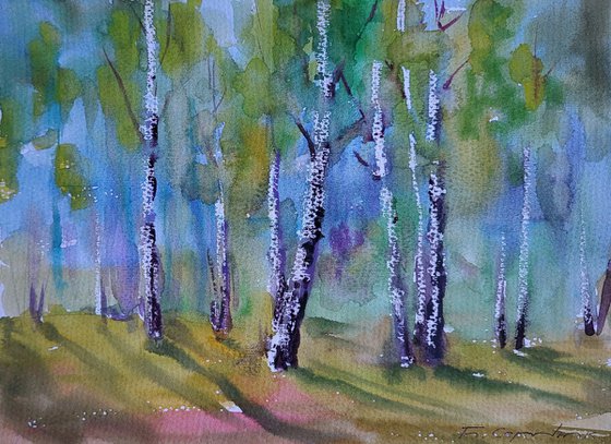 Spring in the birches