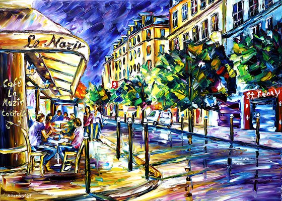 At Night On Montmartre
