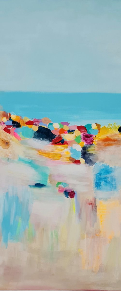 Kiss on the Beach 2 by Wioletta Gancarz