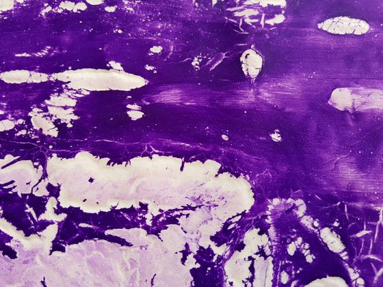 Purple wine (n.279) - 90 x 70 x 2,50 cm - ready to hang - acrylic painting on stretched canvas