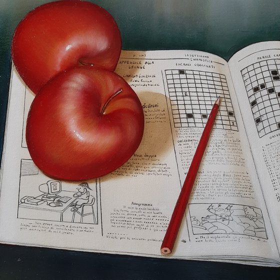 magazine with apples 60x50x1,5 cm