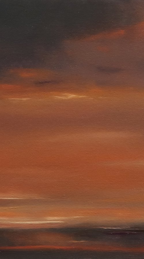 Sunset over Red Water by Howard Sills