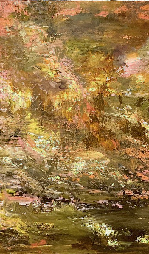 La danza - Abstract textured painting by Isabella Nazzarri