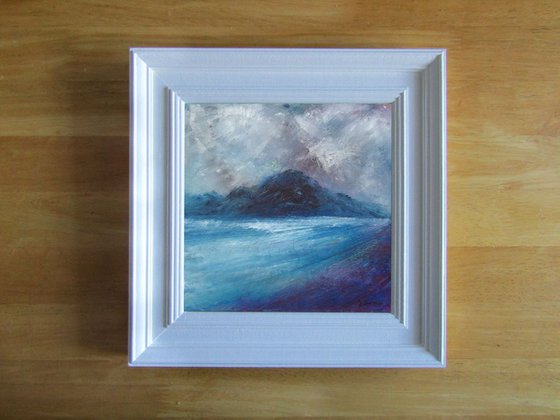 Loch Broom Scottish coastal seascape landscape painting