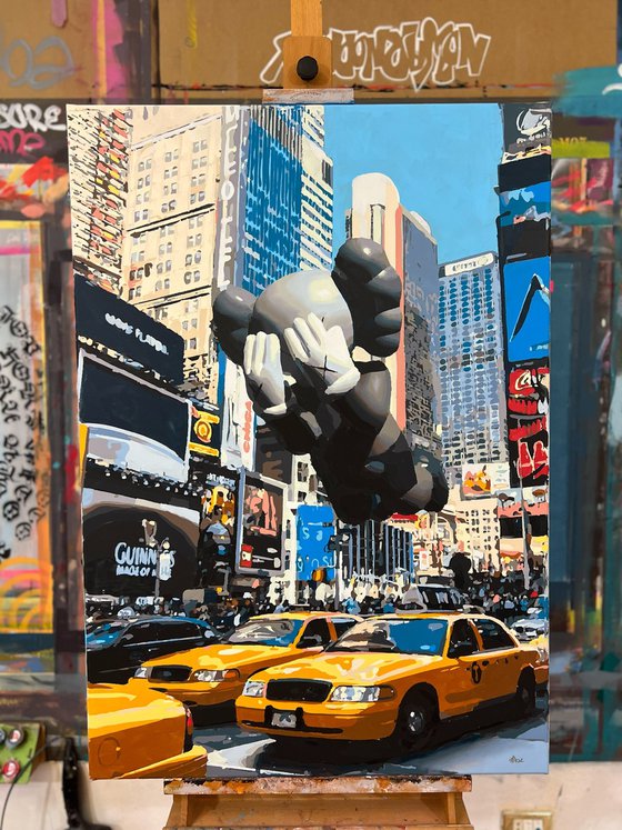 Kaws does New York