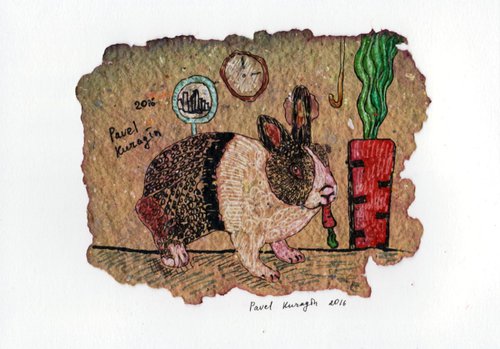 Hungry rabbit by Pavel Kuragin