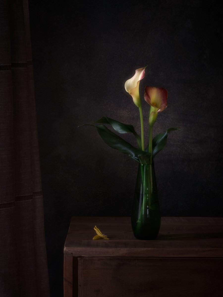 Still life 17. Calla lilies 2 by Pavel Oskin