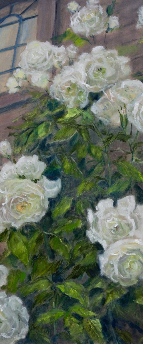 White Night Roses by Liudmila Pisliakova