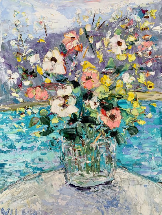 Summer flowers bouquet