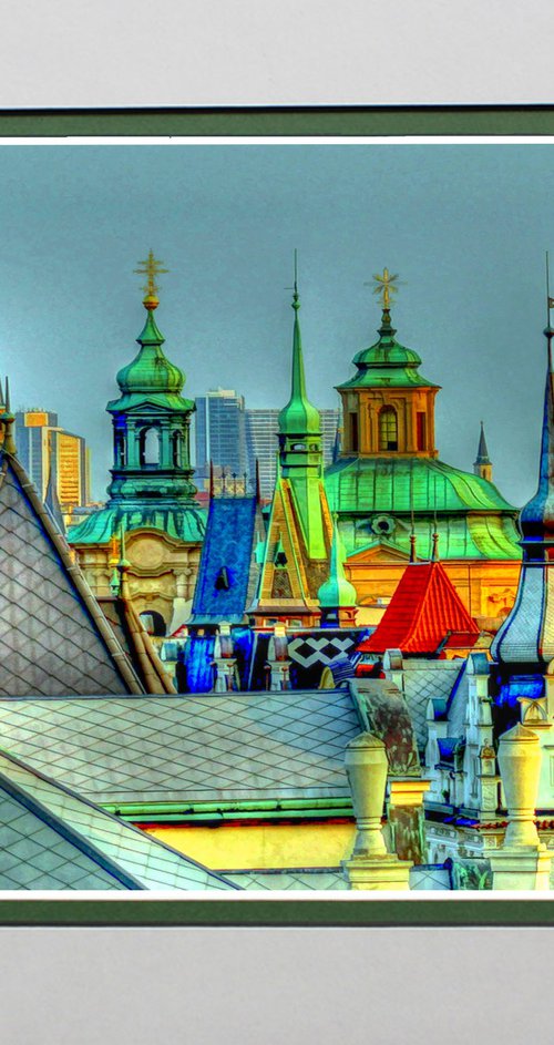Prague rooftops up close. by Robin Clarke