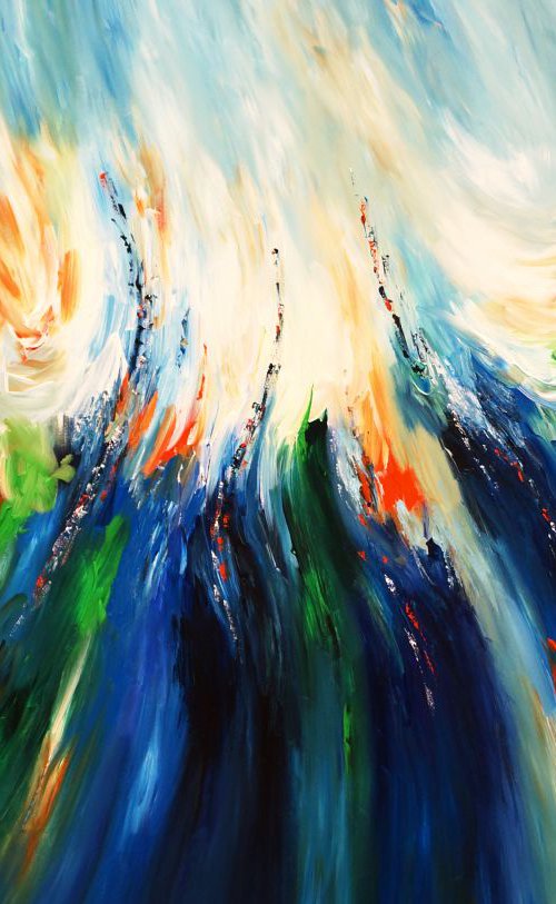 Symphony In Blue  XL 3 by Peter Nottrott