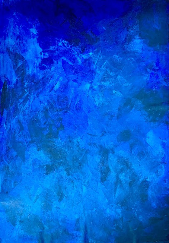 Blue abstract no. 3724