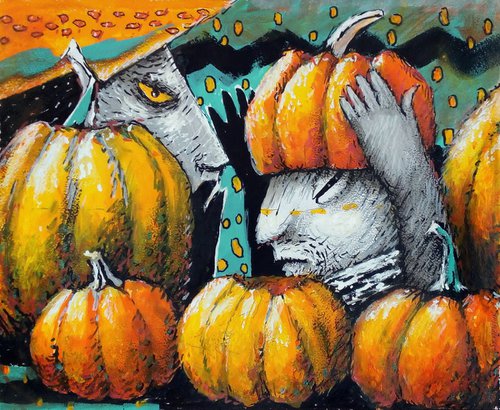 Pumpkin Man by Evgen Semenyuk