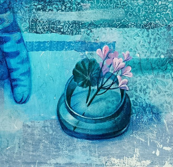 Geranium sprig