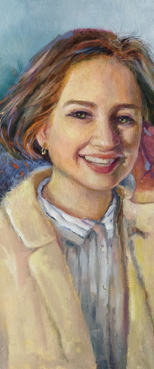Young woman portrait by Ann Krasikova