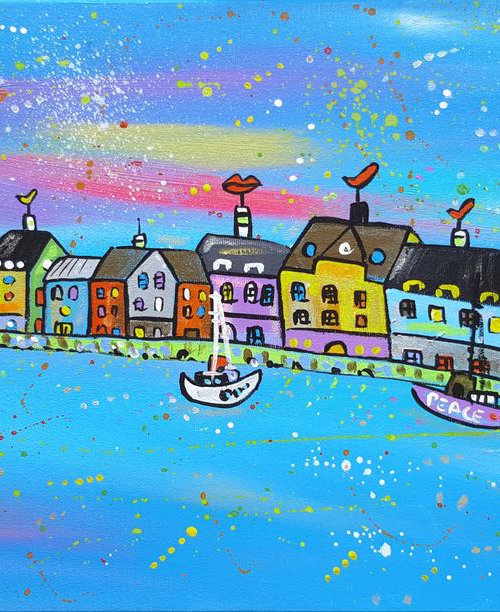 New view of Copenhagen in a parallel word.. by Maria Luisa  Azzini