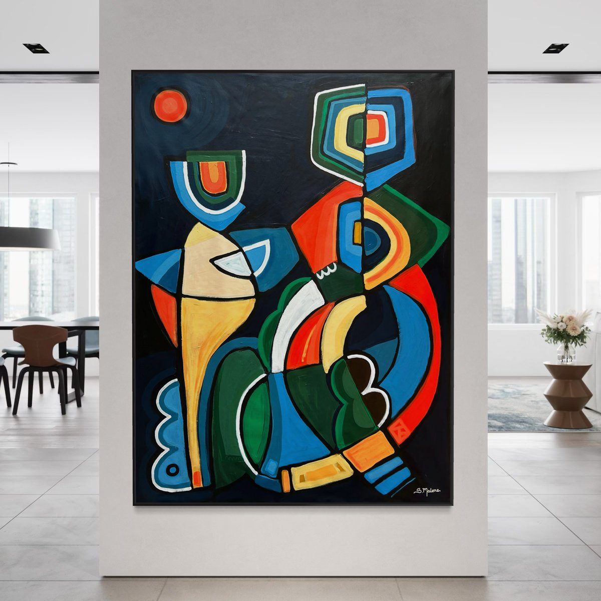 The Negotiation By Samantha Malone, 47 X 63, Artwork For Sale On Artfinder