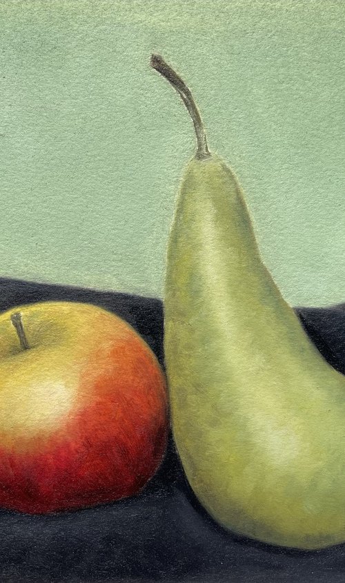 Apple and Pear by Emma Sperring