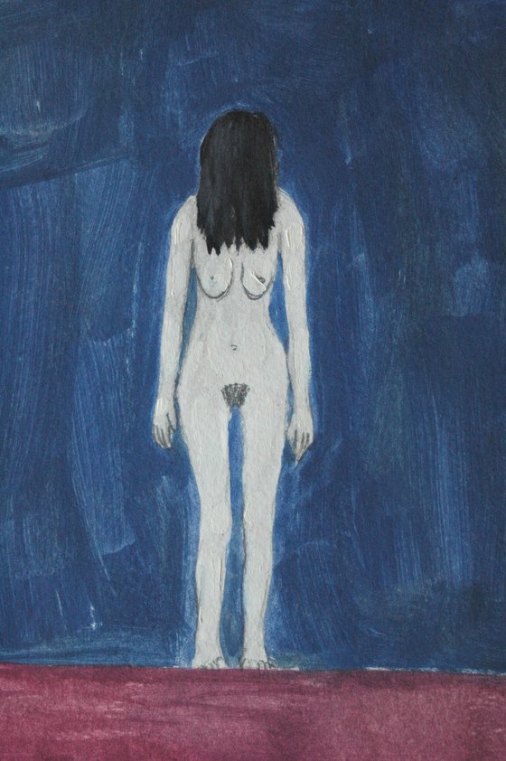 "Over The Hill". Drawing.
