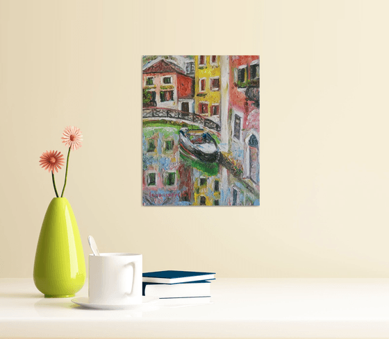 "Venice Views" Original Oil Painting 9x7"