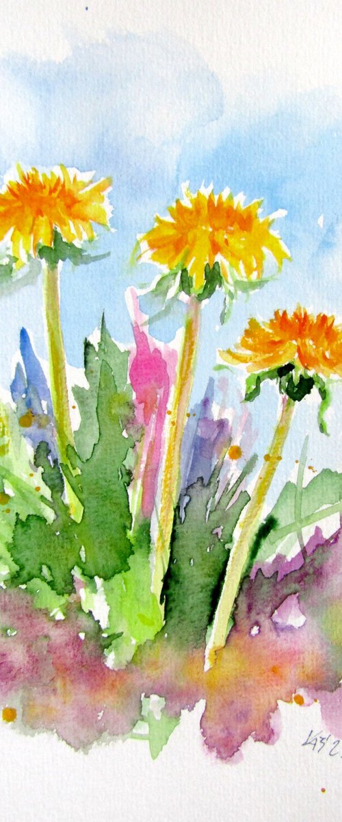Dandelions III by Kovács Anna Brigitta