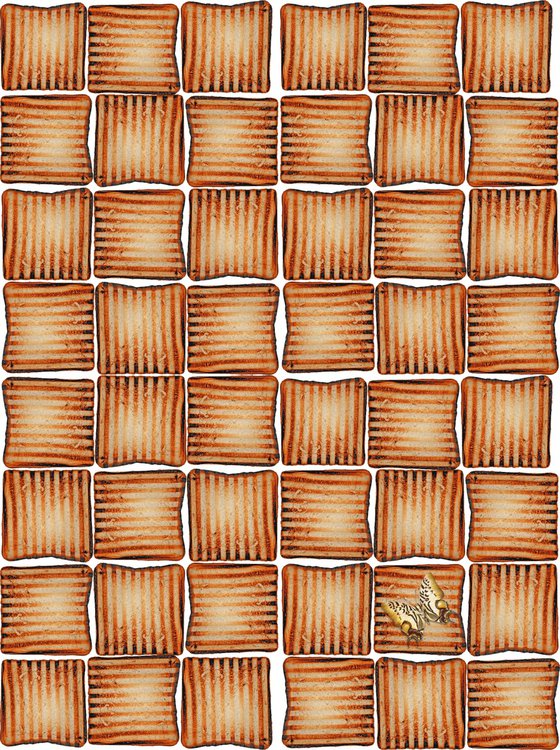 Butter-fly on my toast