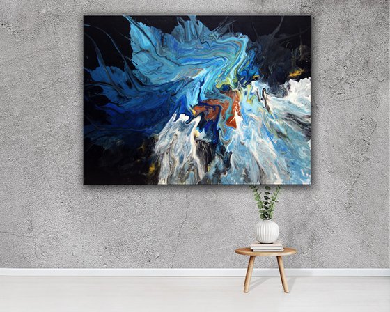 Lily - Large Abstract Painting