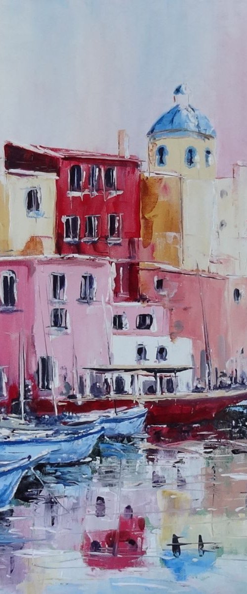 Bobbin' Boats by Mel Davies Original Art