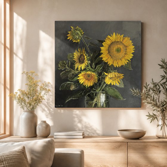 Sunflowers bouquet