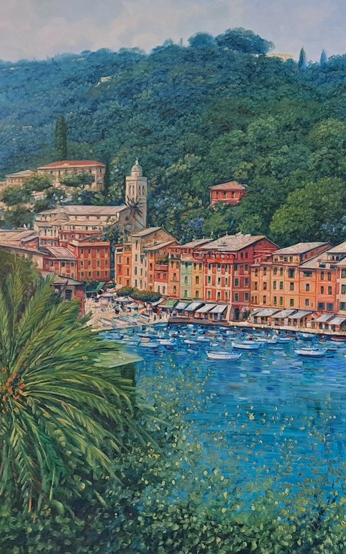 Portofino from above by Claudio Ciardi