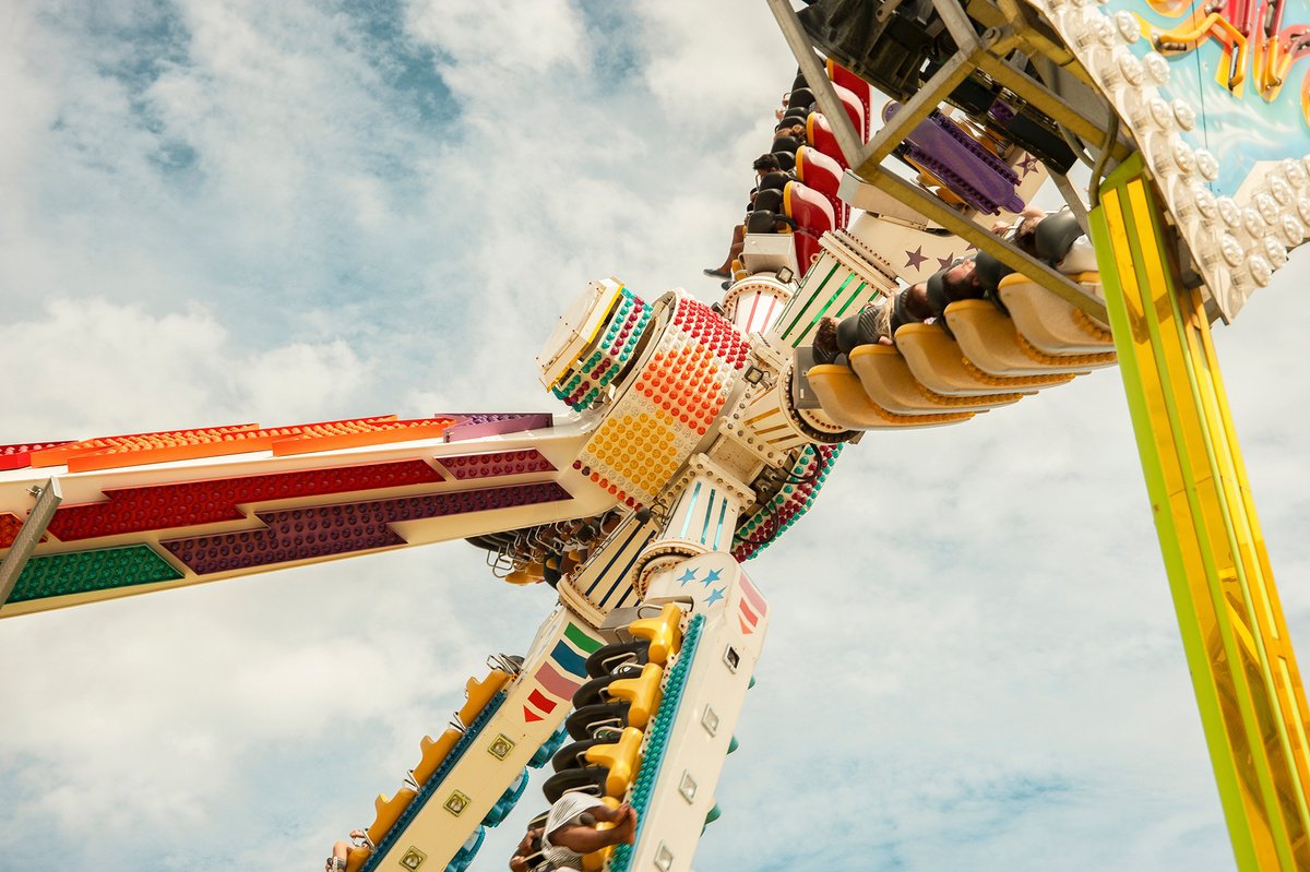 Photorealistic Cityscapes Photograph By Adam Regan, 36 X 24, Hastings Fun Fair Iv, Original Artwork