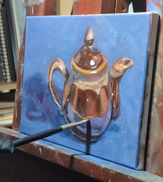 Brown Teapot