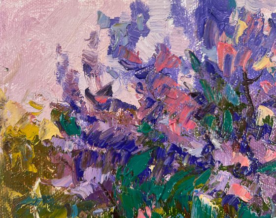 On a Walk Near the Lilacs