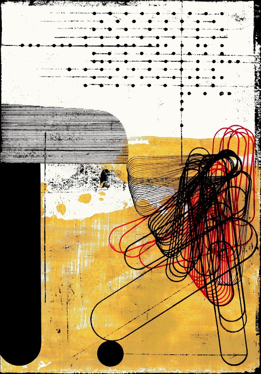 Expressive Painting , Entropy Zone 29. By Petr Strnad, 12 X 17, Artwork For Sale On Artfinder