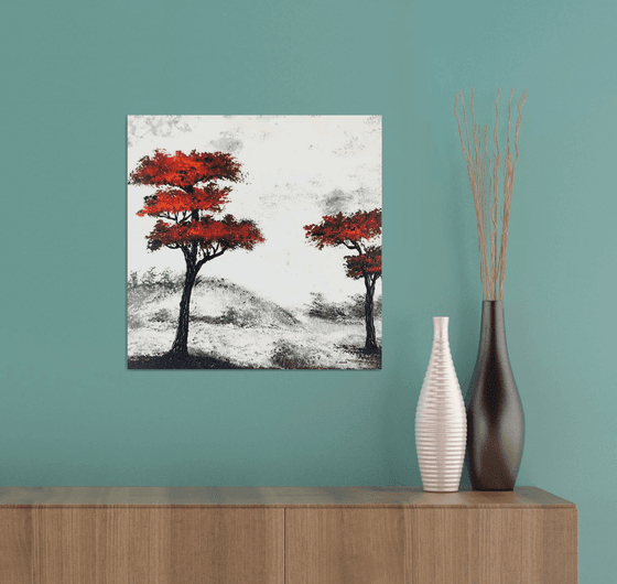 Gray landscape