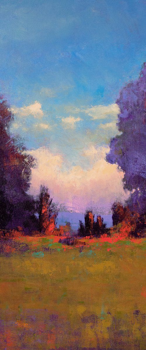 Violet Trees by Don Bishop