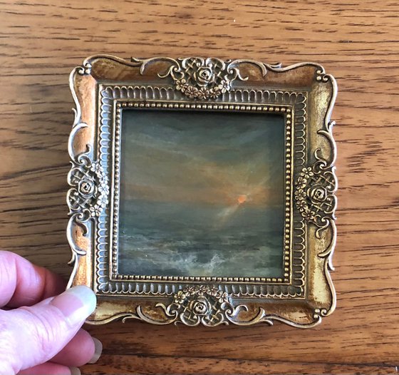 Antique Finds miniature Collection Tangerine sunset