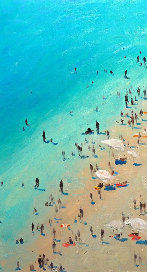 On the beach by Yuanyuan Liu