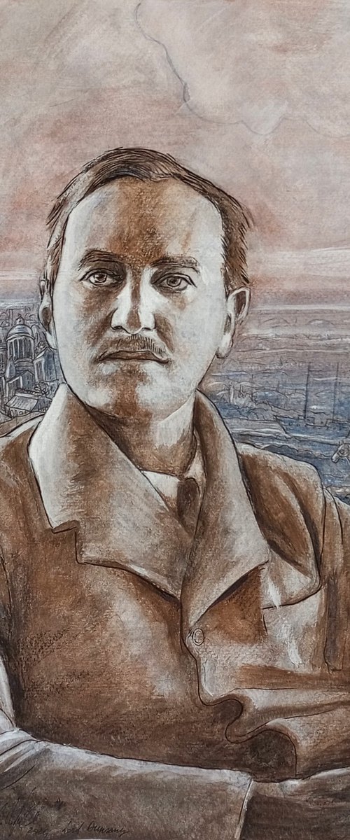 Portrait of Lord Dunsany by paolo beneforti