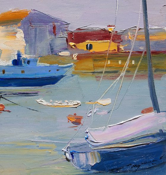 Embankment of the Italian city