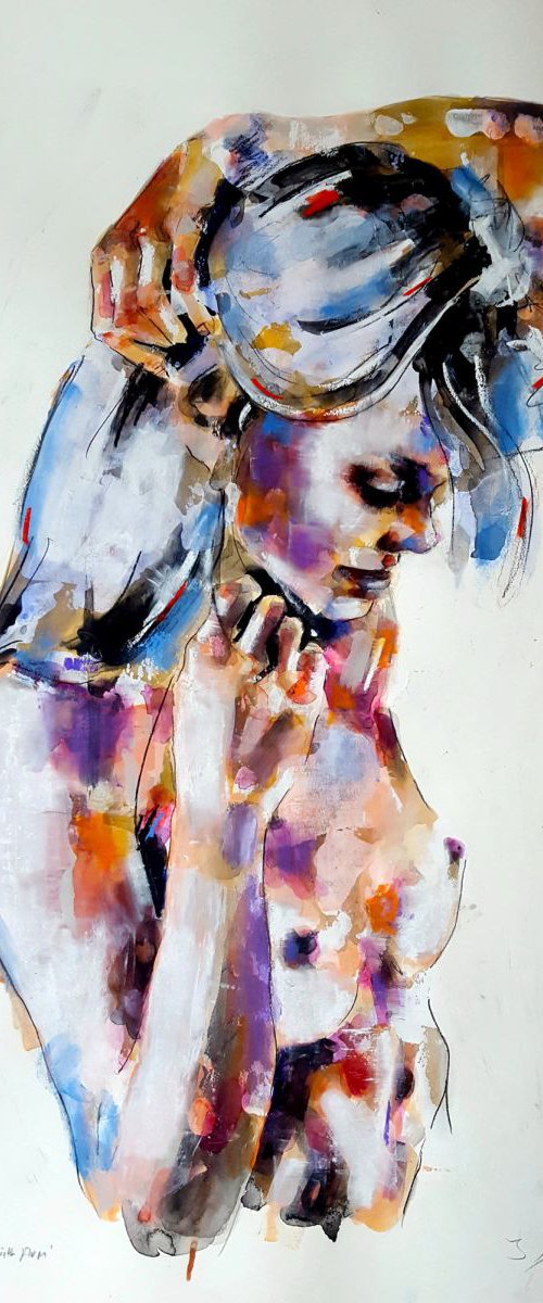 11-1-16 figure with raised arm by Thomas Donaldson