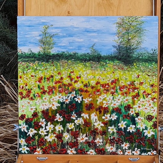 Colored meadow