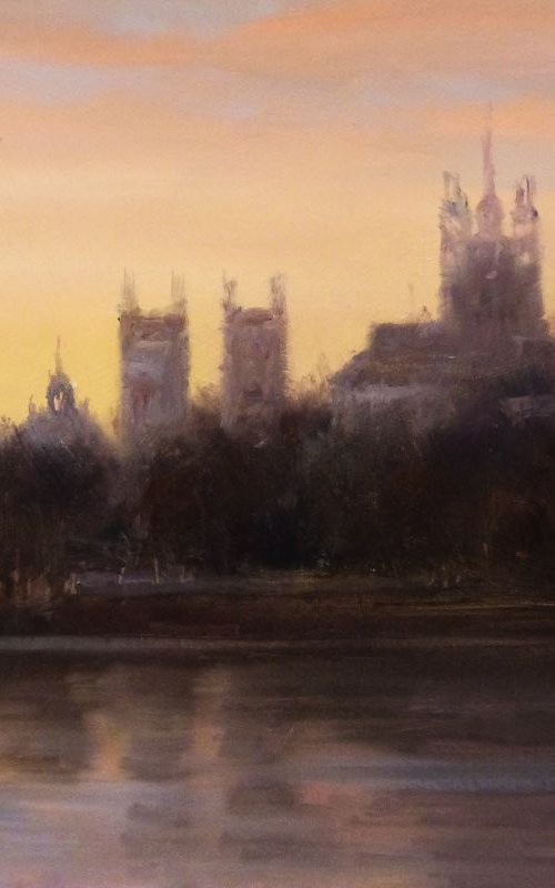 Sunset over the Thames by Pascal Giroud