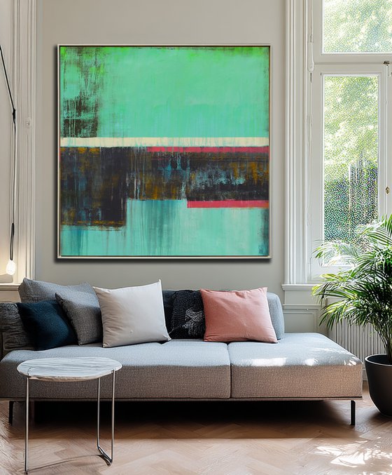 Untitled Black - Turquoise