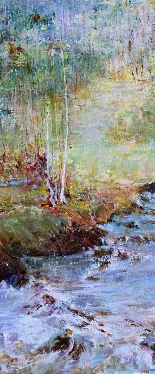 Forest Stream by Olga Liutova-Amplatz